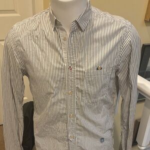 Men's Diesel Striped Button-Down Shirt